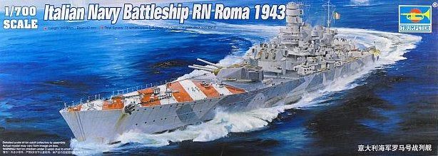 Trumpeter 1/700 Italian Navy Battleship RN Roma 1943 05777
