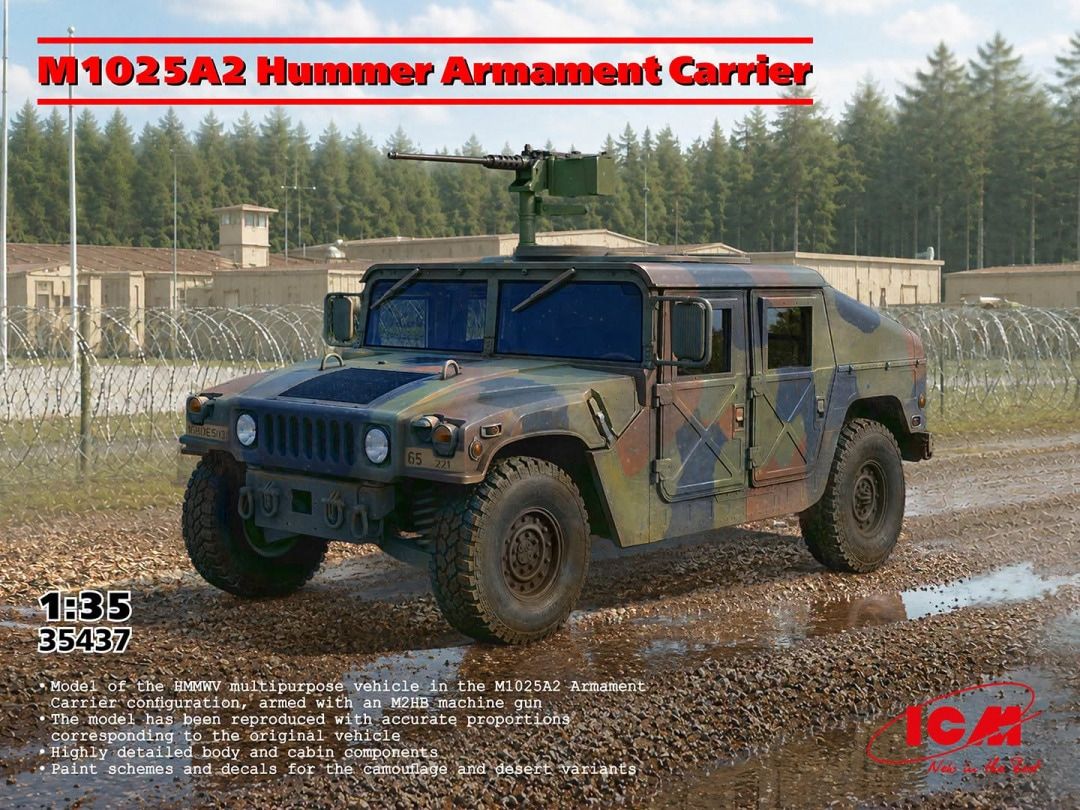 ICM 1/35 M1025A2 Hummer Armament Carrier 35437