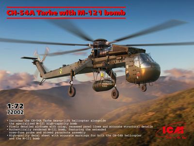 ICM 1/72 CH-54A Tarhe with M-121 Bomb 72002