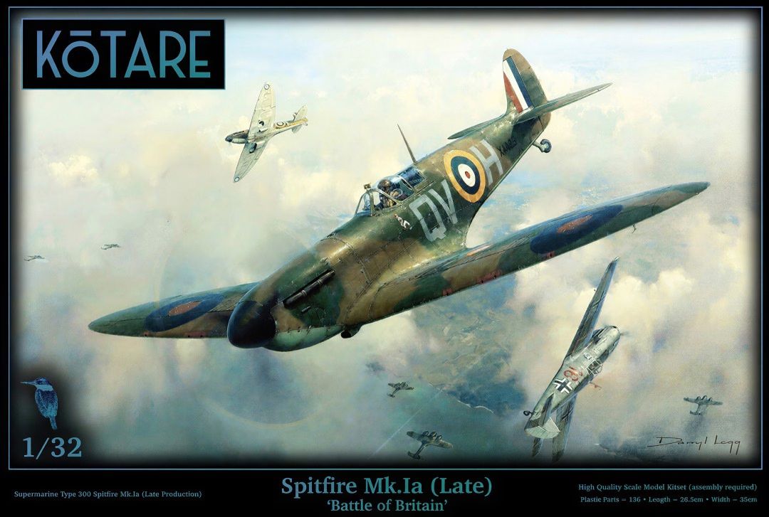 Kotare 1/32 Spitfire Mk.Ia (Late) "Battle of Britain" K32005