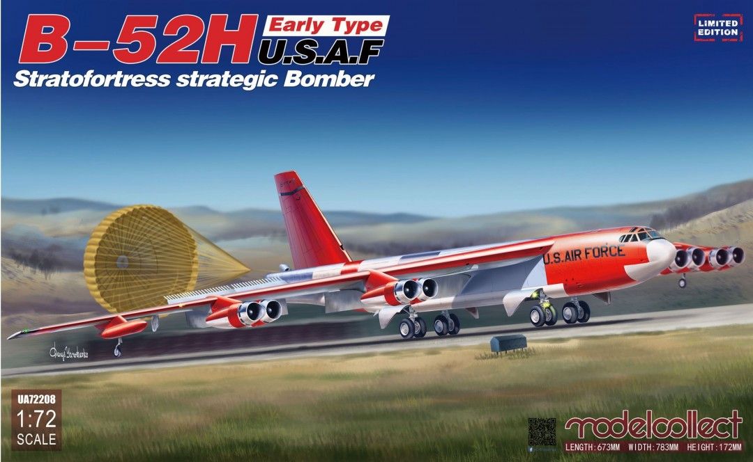 Modelcollect 1/72 U.S.A.F B-52H Stratofortress Early Type 72208