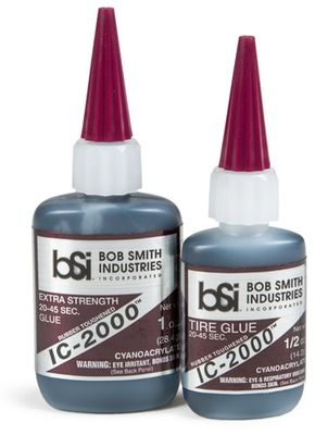 BSI117 IC-2000 Black Rubber-Toughened CA Glue 1/2 oz