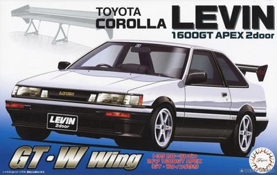 Fujimi 1/24 Toyota Corolla Levin 1600GT APEX 2-Door (w/GT-W Wing) 048314