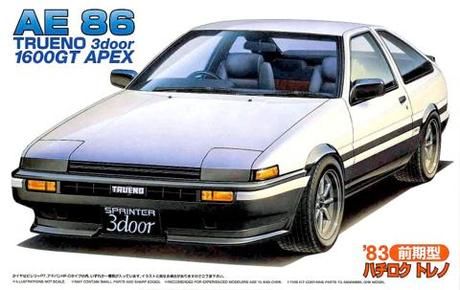 Fujimi 1/24 Toyota AE86 Trueno 1600GT APEX 3-Door '83 034409