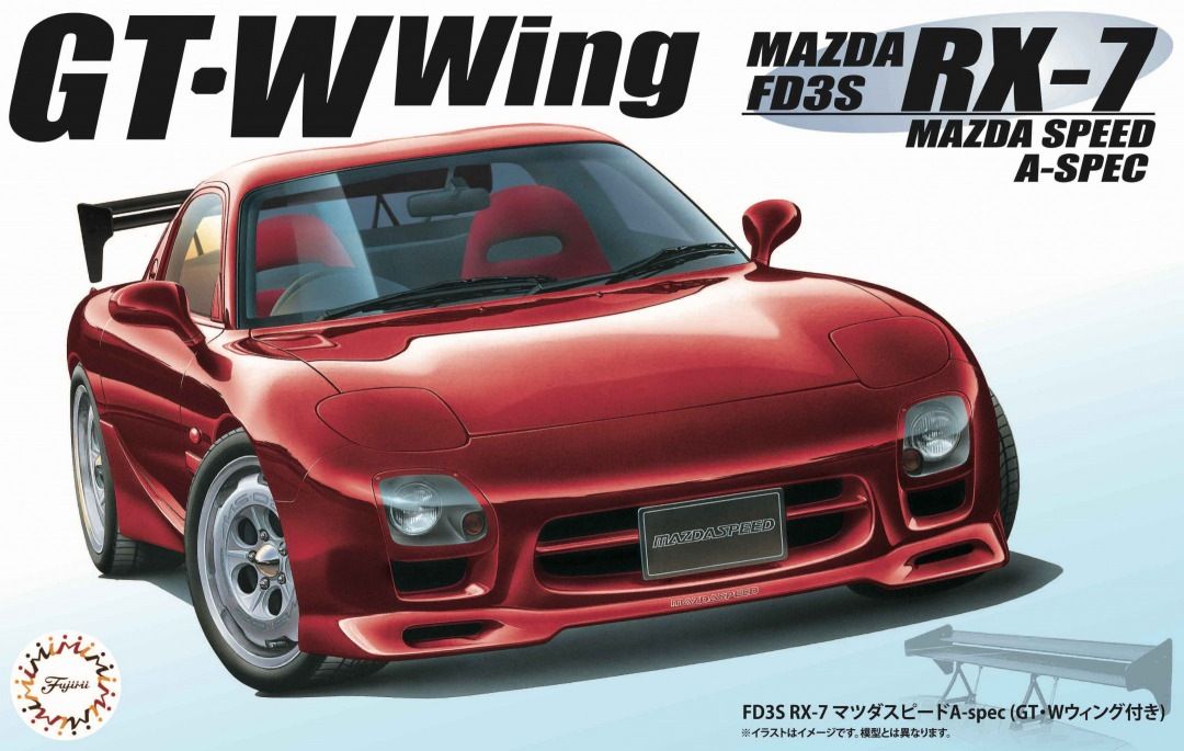 Fujimi 1/24 Mazda Speed RX-7 FD3S A-Spec (w/GT-W Wing) 048123