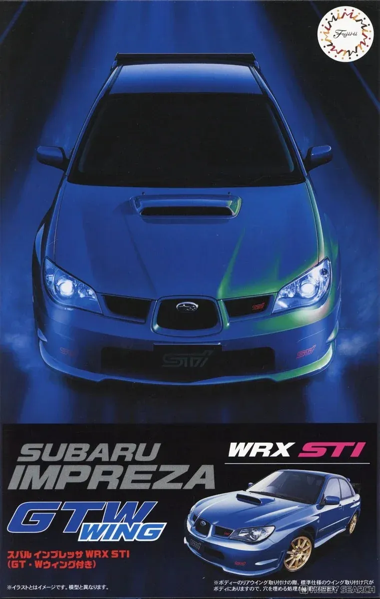 Fujimi 1/24 Subaru Impreza WRX STI (w/GT W-Wing) 048338