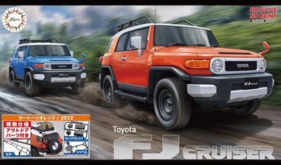 Fujimi 1/24 Toyota FJ Cruiser Two-Tone Orange/2012 (Special Edition w/Outdoor Parts) 066578