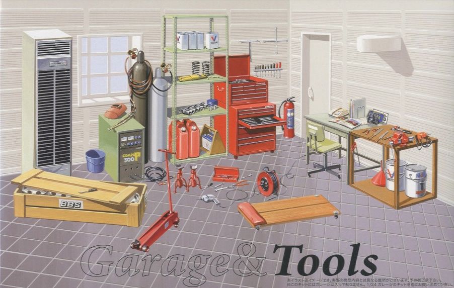 Fujimi 1/24 Garage &amp; Tools 116686