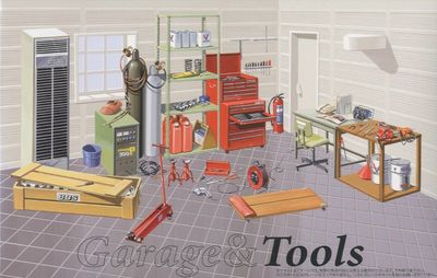 Fujimi 1/24 Garage &amp; Tools 116686