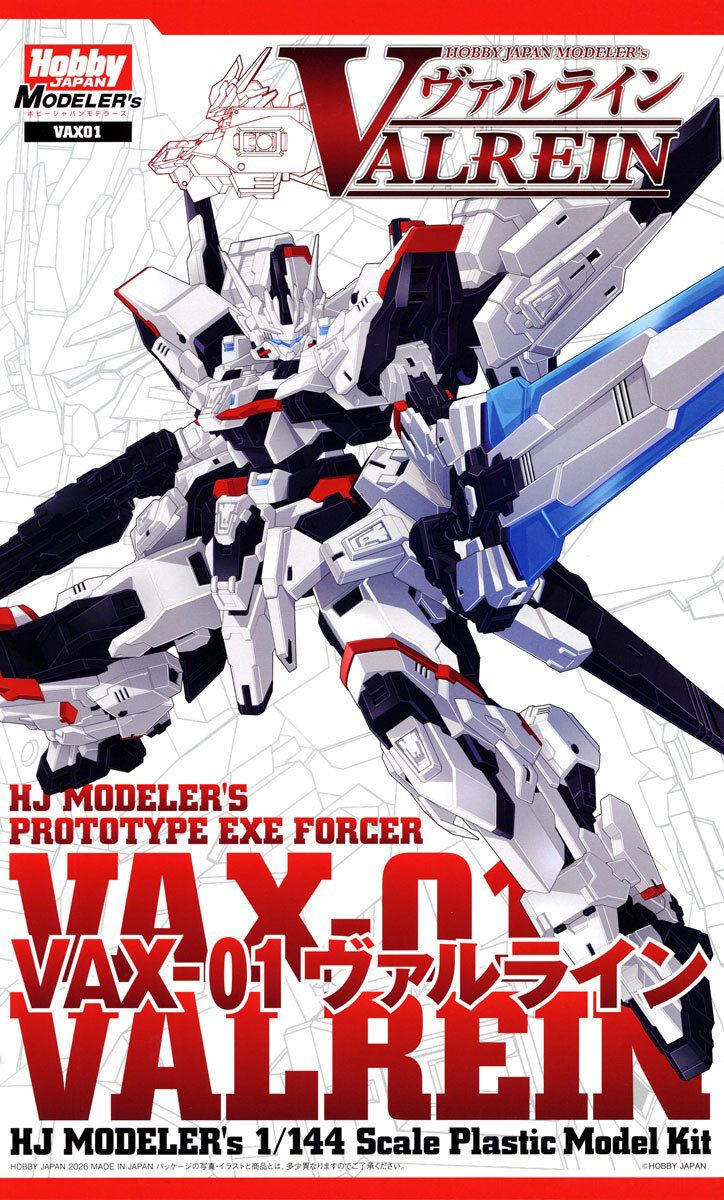 Hobby Japan 1/144 VAX-01 Valrein Prototype Exe Forcer
