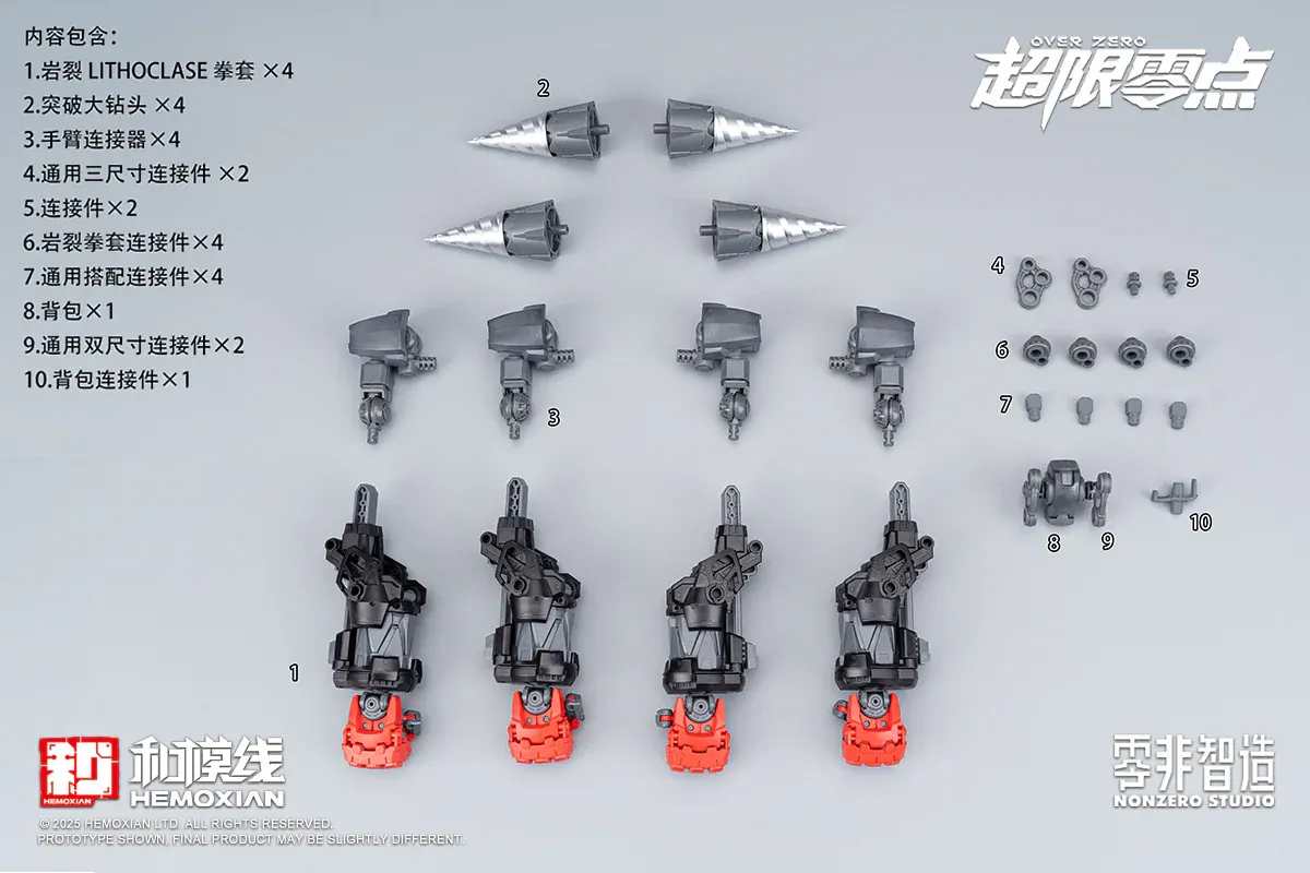 Nonzero Studio 1/10 Baki Accessories Package "Over Zero"