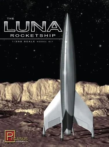 Pegasus 1/350 The Luna Rocketship 9110