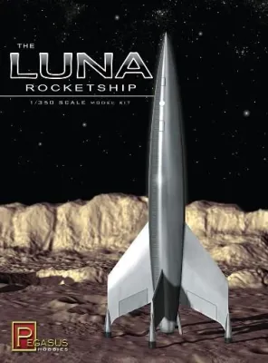 Pegasus 1/350 The Luna Rocketship 9110
