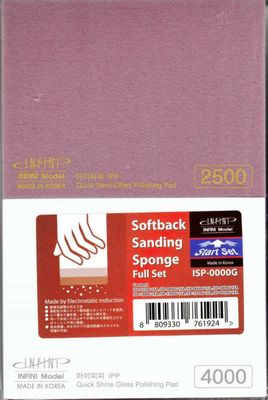 Infini Softback Sanding Sponge Full Set 220-4000 Grit ISP-0000G