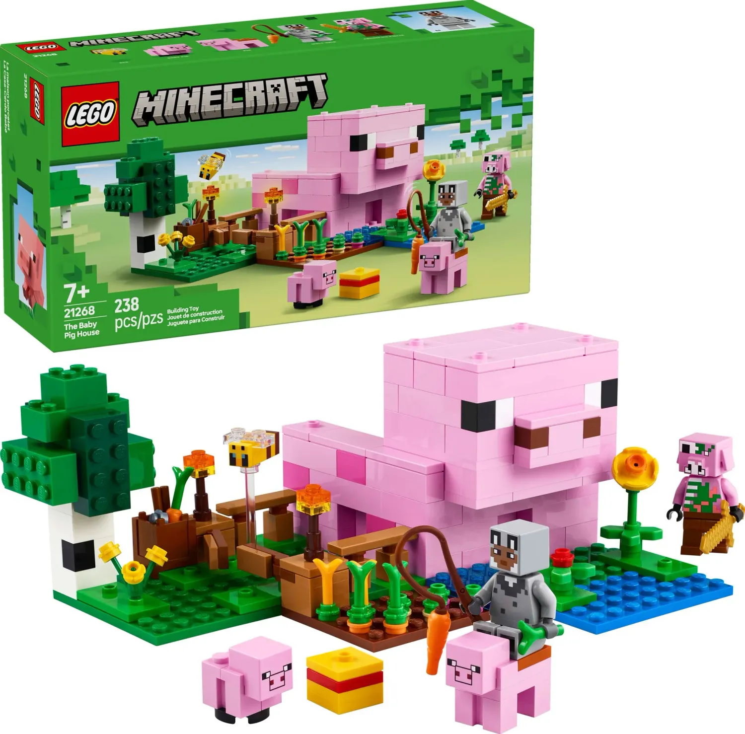 LEGO Minecraft The Baby Pig House 21268