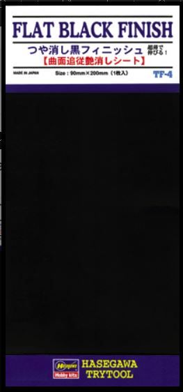 Hasegawa Trytool Film Flat Black Finish TF4 71804