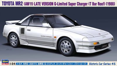 Hasegawa 1/24 Toyota MR2 (AW11) Late G-Limited Super Charger (T Bar Roof) (1988) 21145