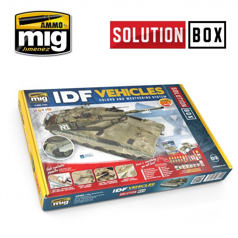 AMMO by Mig Solution Box 03 - IDF Vehicles 7701