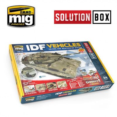 AMMO by Mig Solution Box 03 - IDF Vehicles 7701