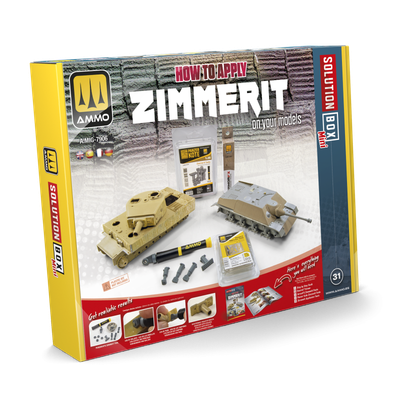 AMMO by Mig Solution Box Mini 31 - How to Apply Zimmerit On Your Models 7906