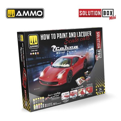 AMMO by Mig Solution Box Mini 24 - How to Paint and Lacquer Scale Cars 7904