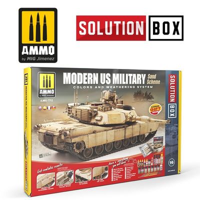 AMMO by Mig Solution Box 16 - Modern US Military Sand Scheme 7712
