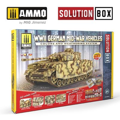 AMMO by Mig Solution Box 21 – WWII German Mid-War Vehicles 7727