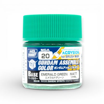 Mr Hobby Gundam Assemble Color NGA20 Base Emerald Green 10ml