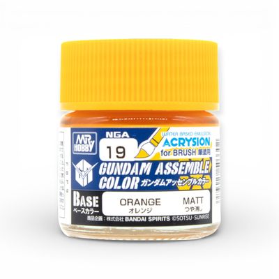 Mr Hobby Gundam Assemble Color NGA19 Base Orange 10ml