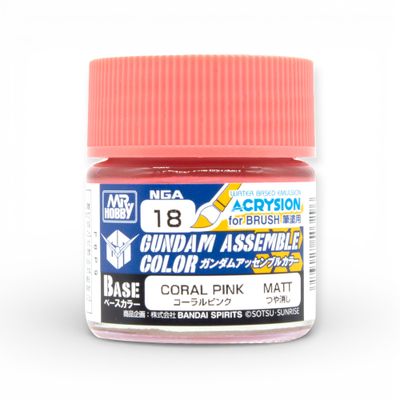 Mr Hobby Gundam Assemble Color NGA18 Base Coral Pink 10ml