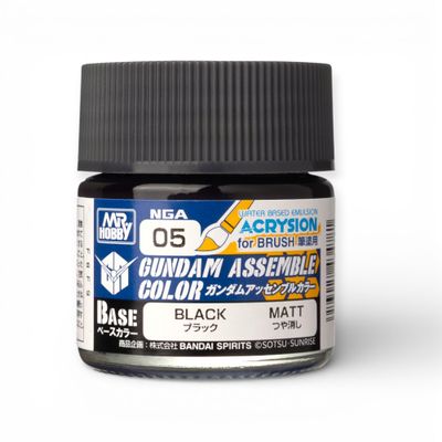 Mr Hobby Gundam Assemble Color NGA05 Base Black 10ml