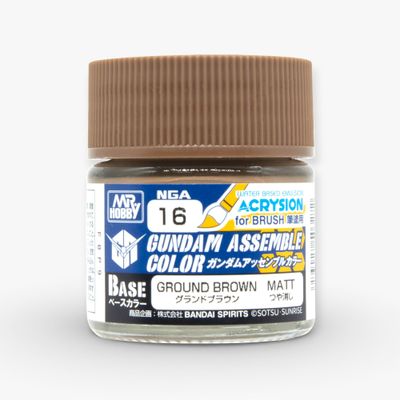 Mr Hobby Gundam Assemble Color NGA16 Base Grand Brown 10ml