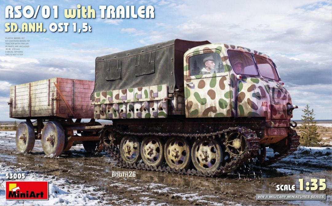 MiniArt 1/35 RSO/01 with Trailer Sd.Anh. OST 1,5t 53005