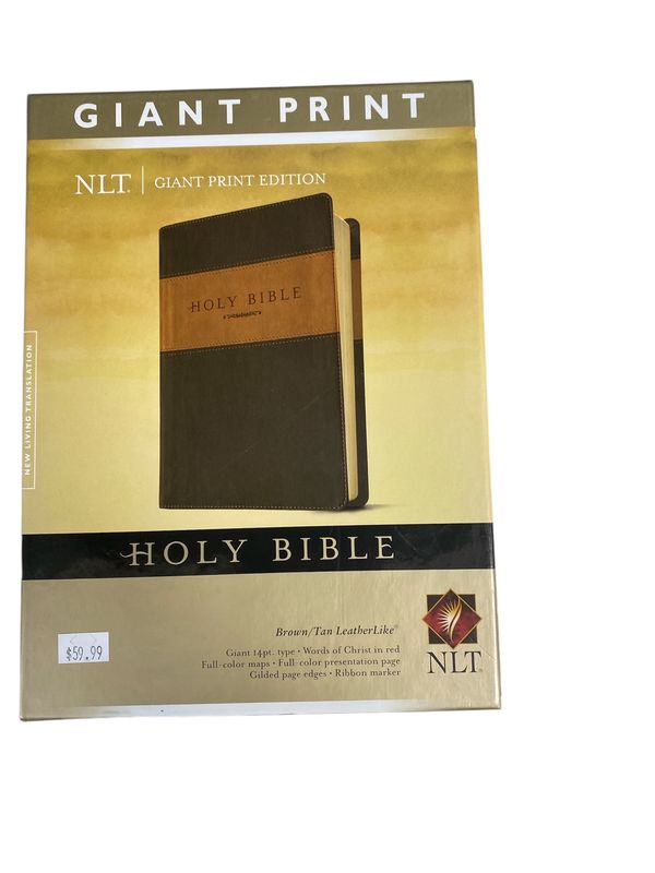 NLT Giant Print Edition Holy Bible