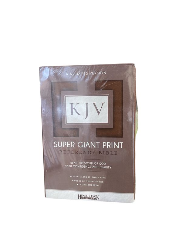 KJV Super Giant Print Ref Bible