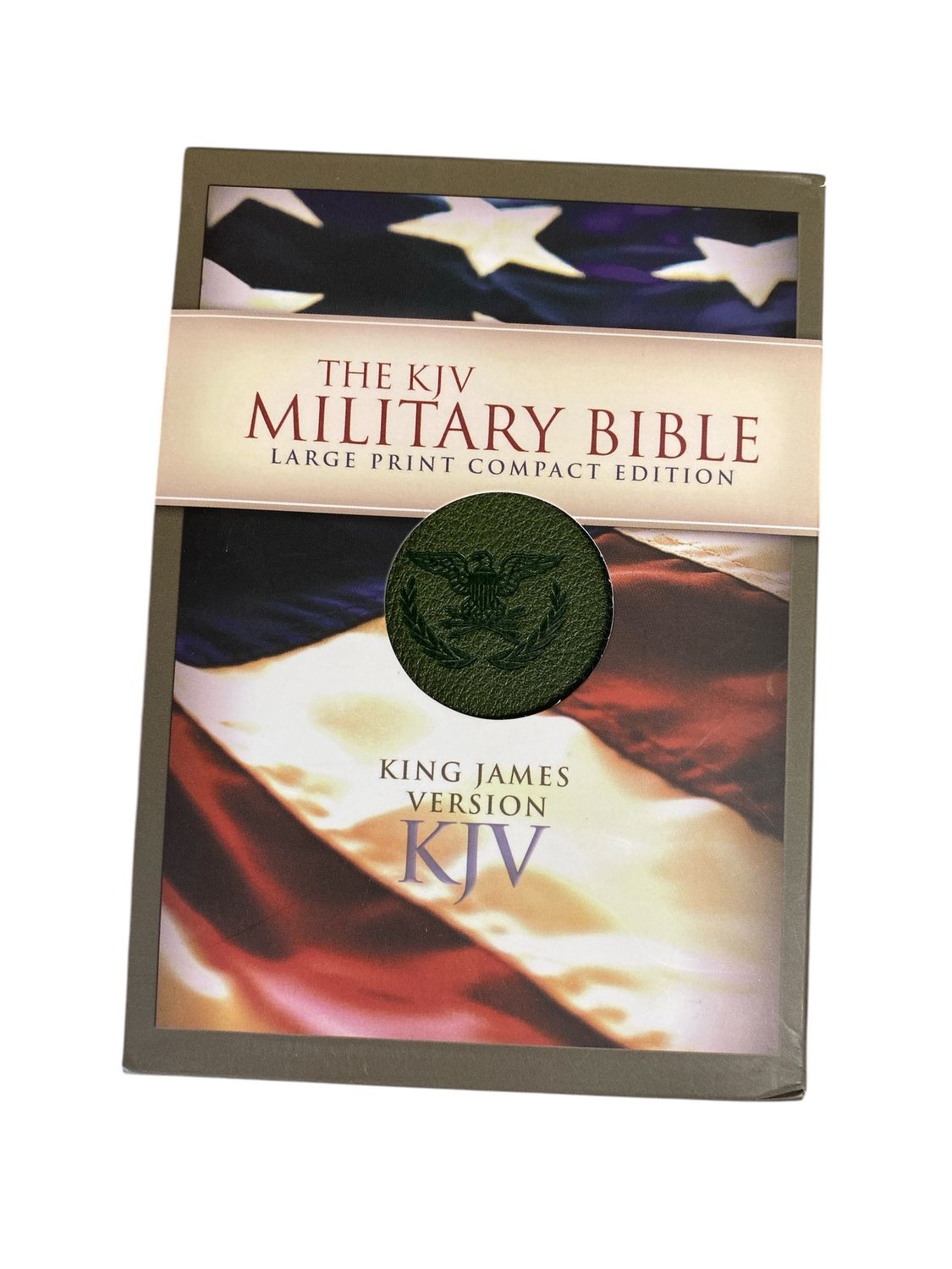 KJV MILITARY BIBLE LARGE PRINT COMPACT