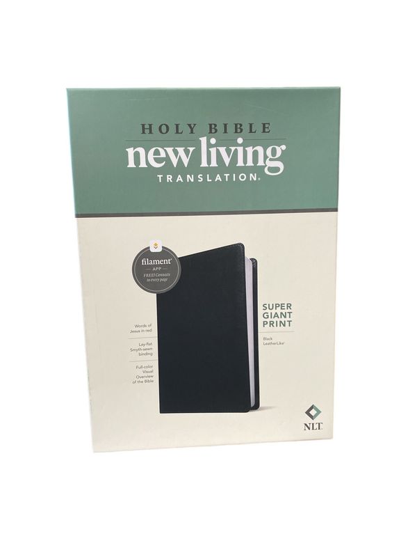 NLT SUPER GIANT PRINT BIBLE- filament enabled edition