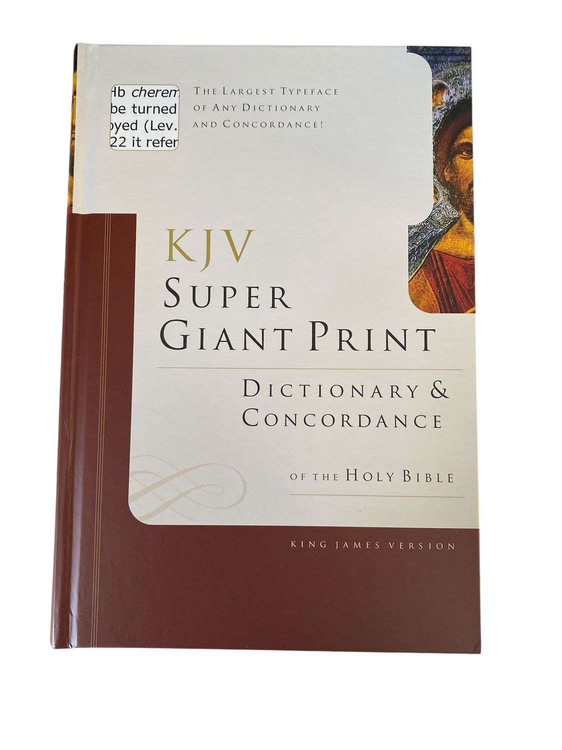 KJV SUPER GIANT PRINT DICTIONARY AND CONCORDANCE
