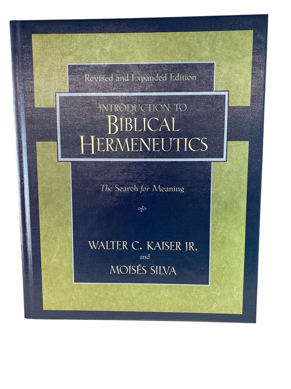 Biblical Hermeneutics