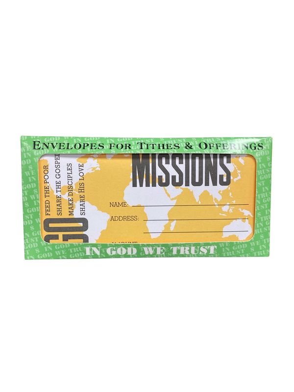 Offering Envelopes-Missions
