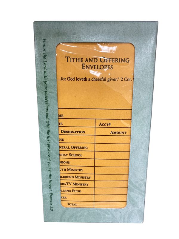 Tithes &amp; Offering (Goldenrod)