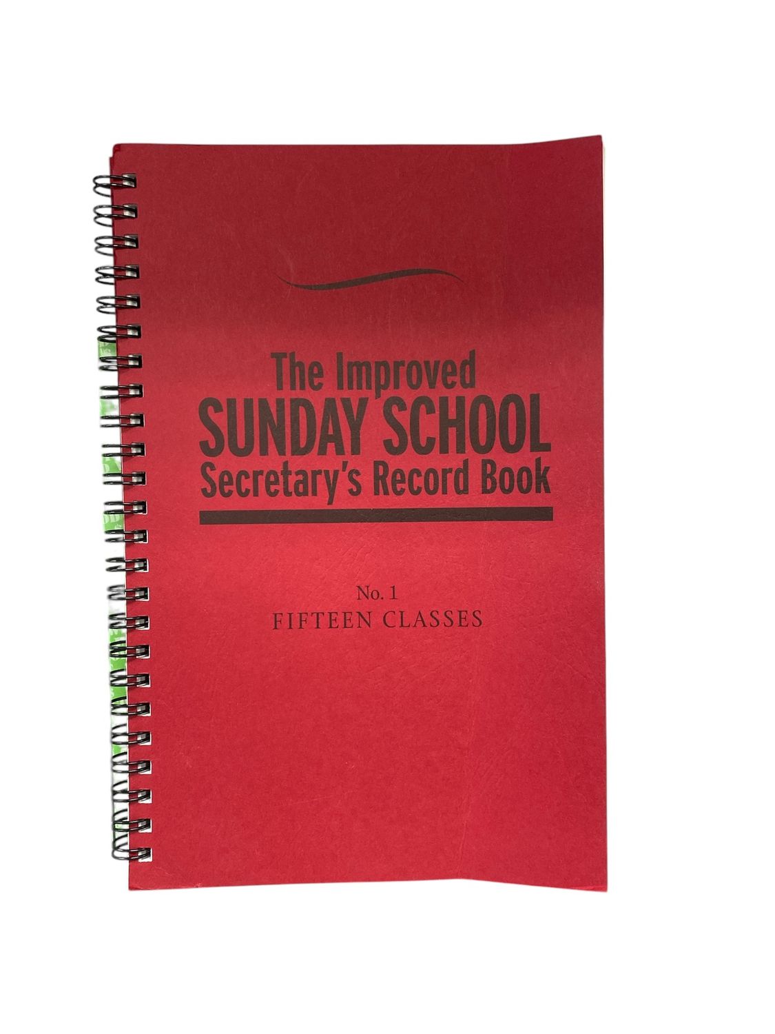 The Improved Sunday School -Secretary Record Book