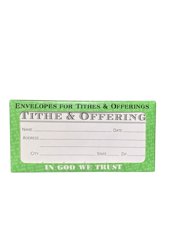 Tithe &amp; Offerings