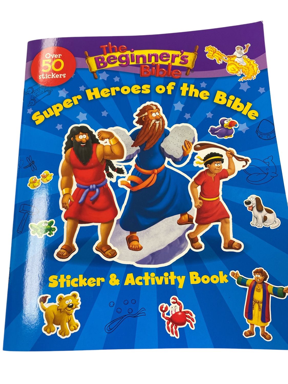 Super hero&#39;s of the bible sticker &amp; activity book