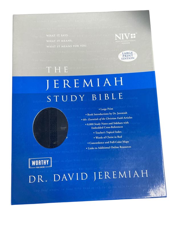 THE JEREMIAH STUDY BIBLE NIV