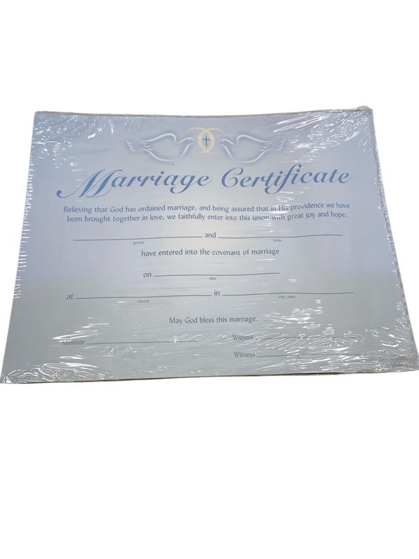 Marriage Certificate