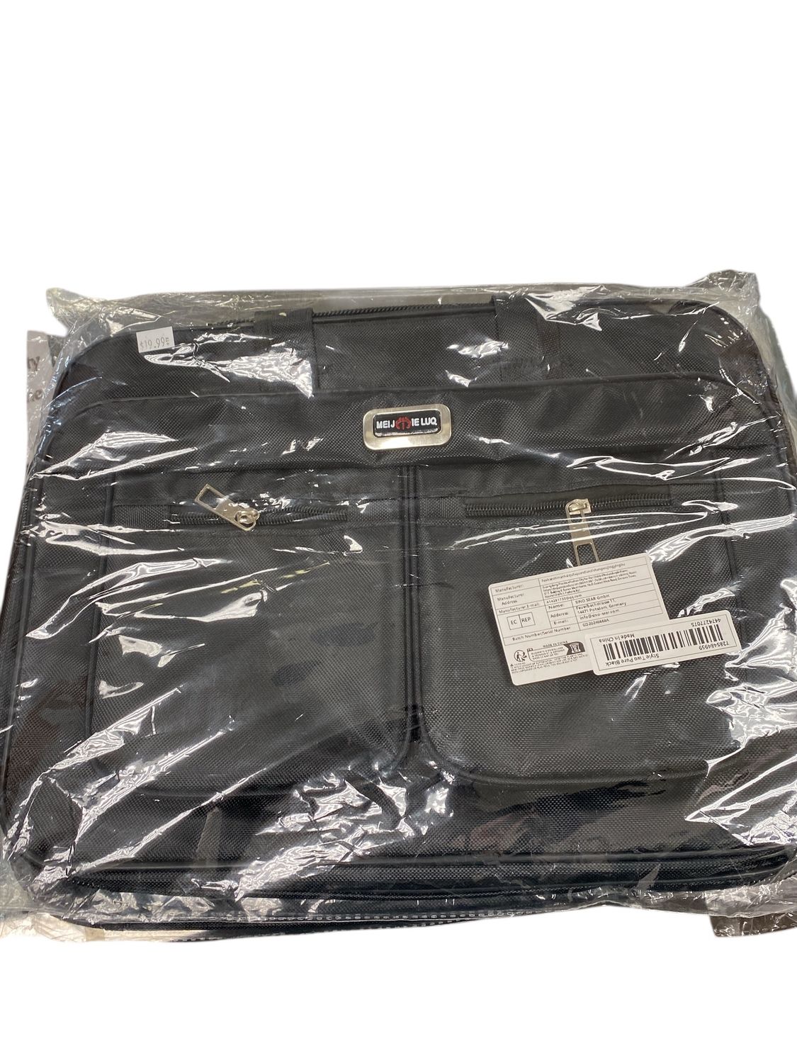 Bkack cloth computer bag