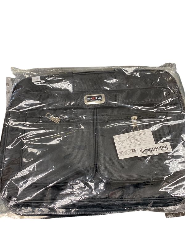 Black cloth computer bag