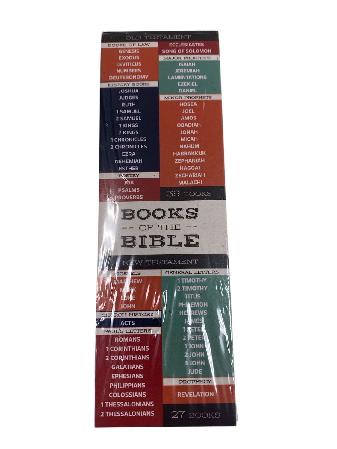 Books of the Bible bookmarks