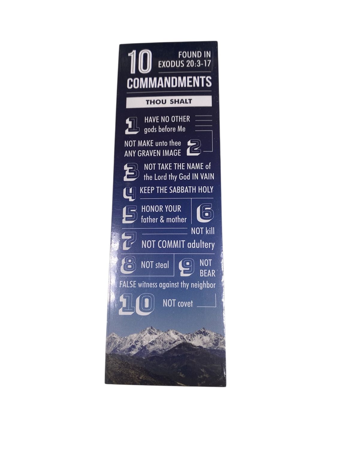 10 Commandments Bookmarks